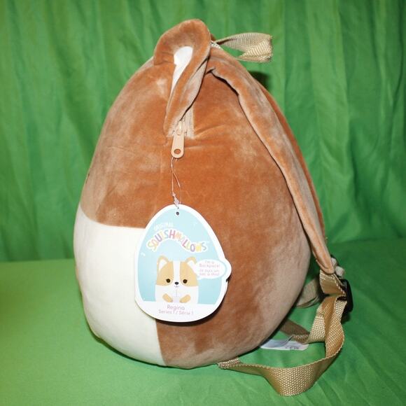 BLACK FRIDAY SALE - REGINA Boba Corgi Squishmallows Backpack NWT - Series 1 - Picture 6 of 9